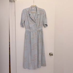 Ines de la Fressange x Uniqlo floral midi dress